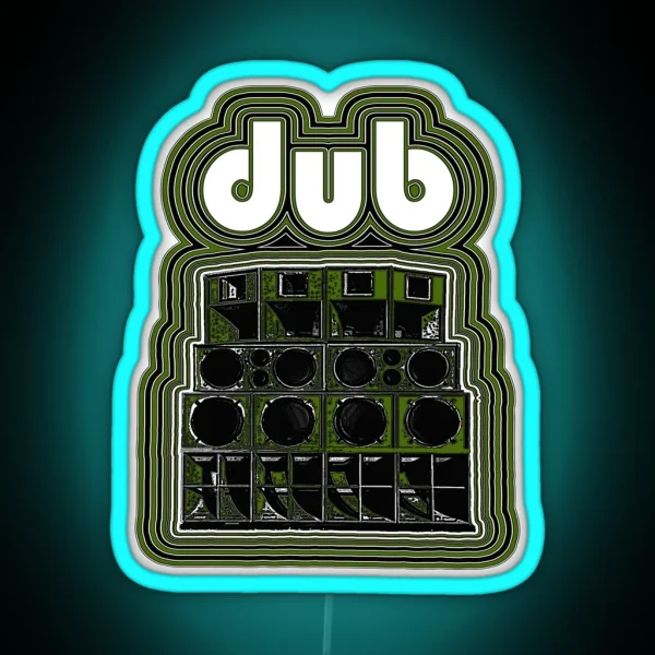 Dub Bassbin RGB Neon Sign