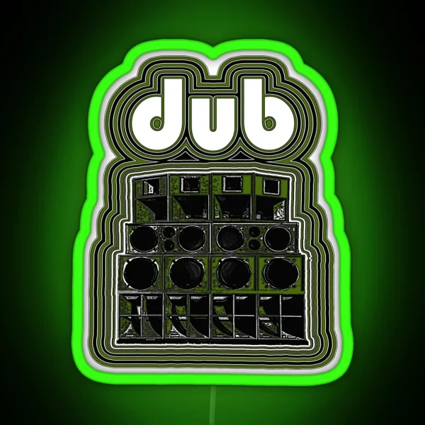 Dub Bassbin RGB Neon Sign