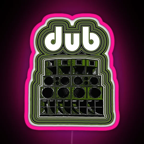 Dub Bassbin RGB Neon Sign