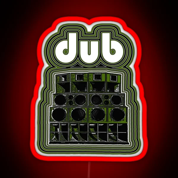 Dub Bassbin RGB Neon Sign
