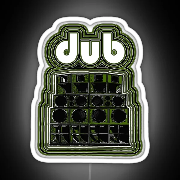 Dub Bassbin RGB Neon Sign