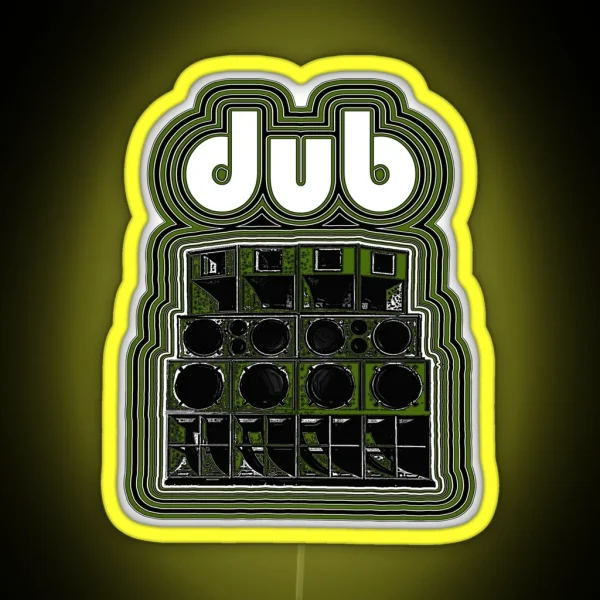 Dub Bassbin RGB Neon Sign