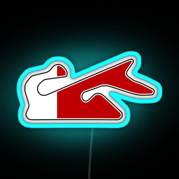 Dubai Autodrome Flag RGB Neon Sign