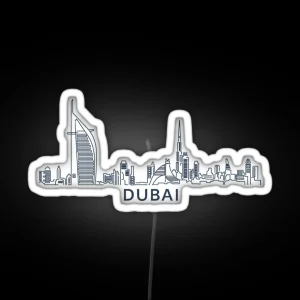 Dubai United Arab Emirates RGB Neon Sign