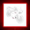 Ducati 848 RGB Neon Sign