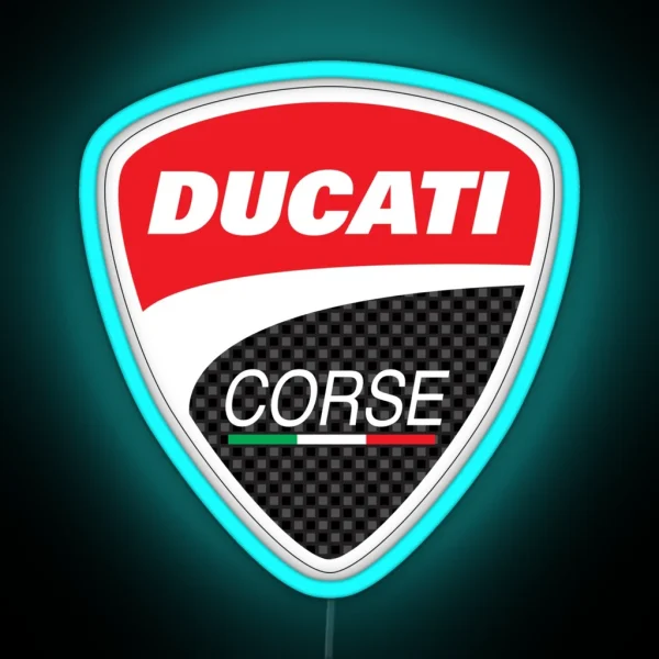 Ducati Corse Logo RGB Neon Sign