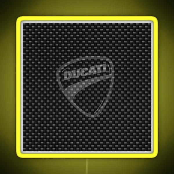 Ducati Corse Motorcycle RGB Neon Sign