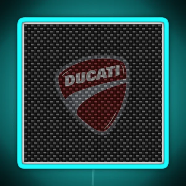 Ducati Corse Motorcycle RGB Neon Sign