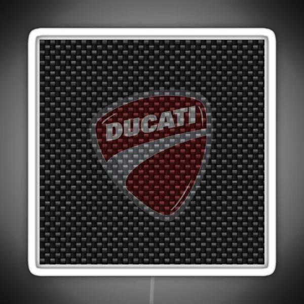 Ducati Corse Motorcycle RGB Neon Sign