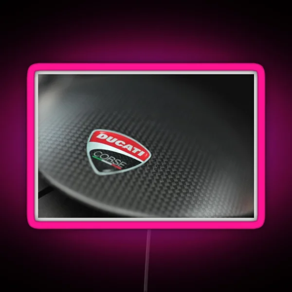 Ducati Corse RGB Neon Sign