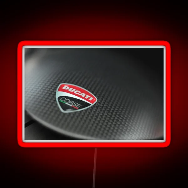 Ducati Corse RGB Neon Sign