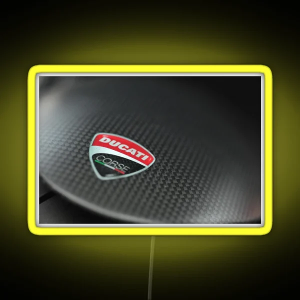 Ducati Corse RGB Neon Sign