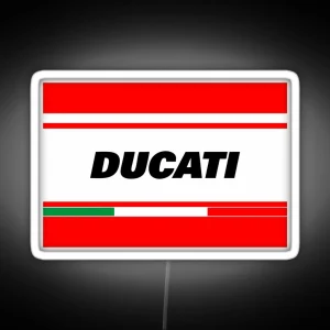 DUCATI Flag RGB Neon Sign