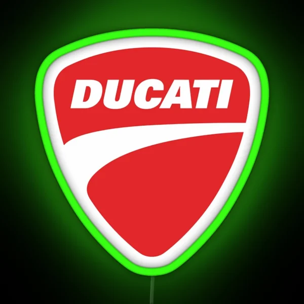 Ducati Logo Merchandise Essential RGB Neon Sign