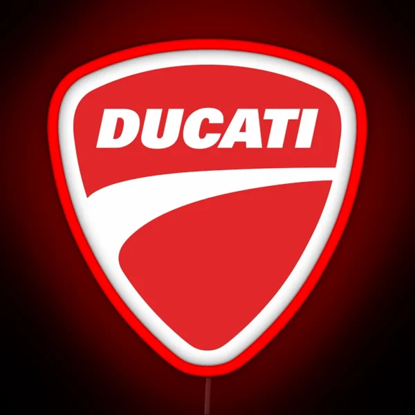Ducati Logo Merchandise Essential RGB Neon Sign