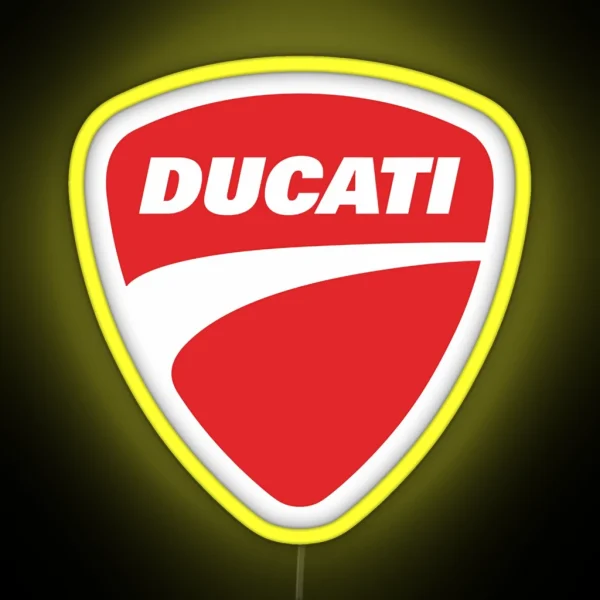 Ducati Logo Merchandise Essential RGB Neon Sign