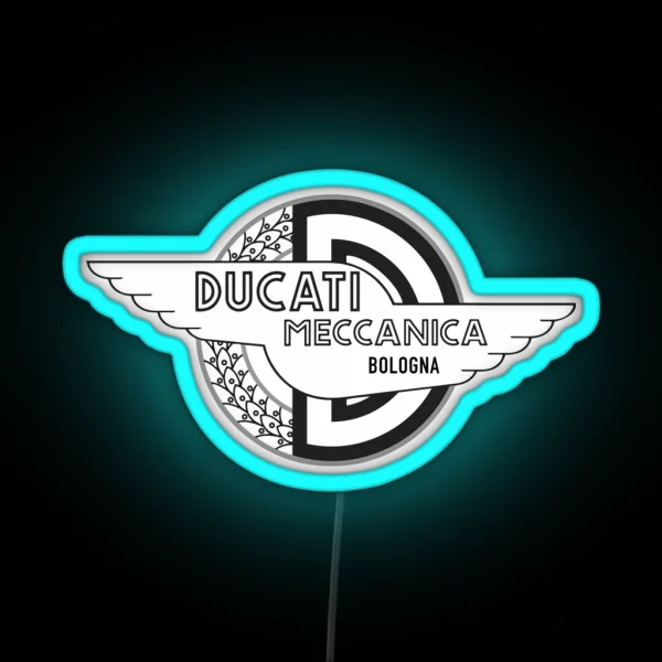 Ducati Meccanica Bologna RGB Neon Sign