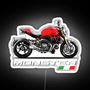 Ducati Monster RGB Neon Sign