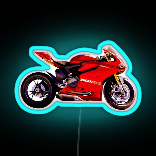 Ducati Motorcycle RGB Neon Sign