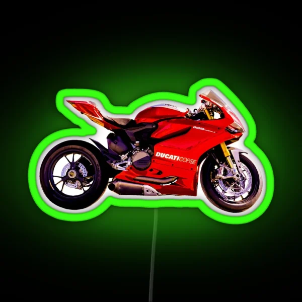 Ducati Motorcycle RGB Neon Sign