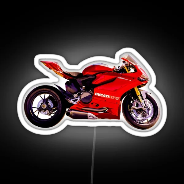 Ducati Motorcycle RGB Neon Sign