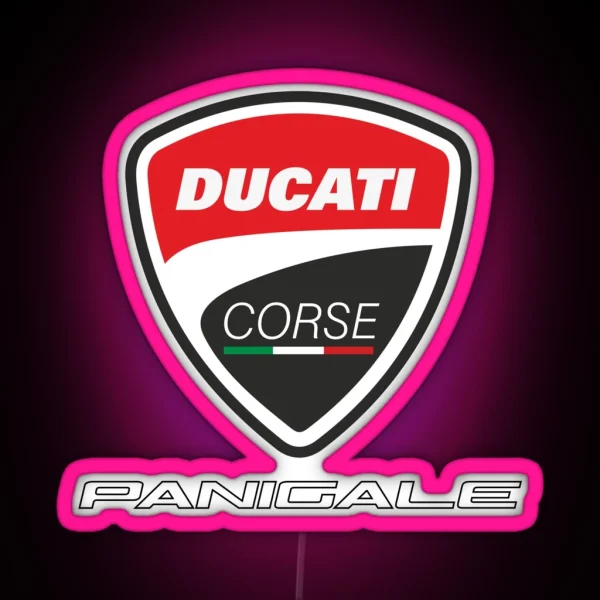 Ducati Panigale RGB Neon Sign