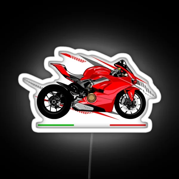 Ducati Panigale V4 Motorbike RGB Neon Sign