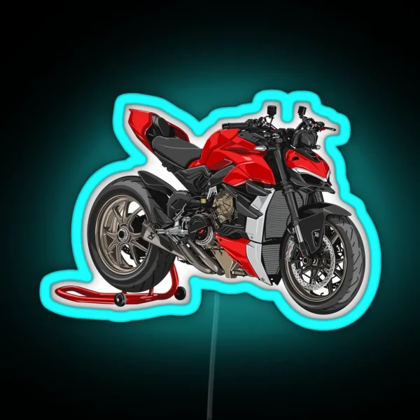 Ducati Streetfighter V4 RGB Neon Sign