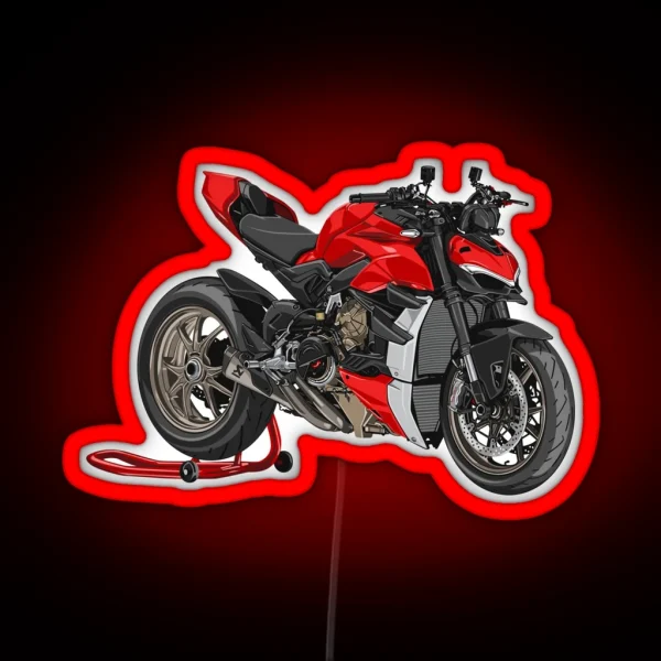 Ducati Streetfighter V4 RGB Neon Sign
