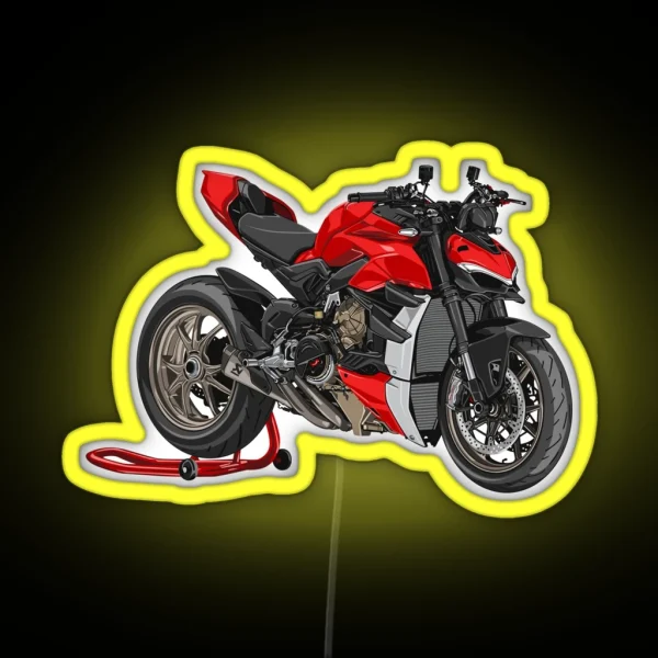 Ducati Streetfighter V4 RGB Neon Sign