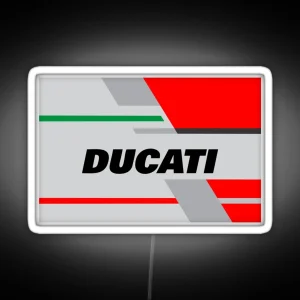 DUCATI Team R RGB Neon Sign