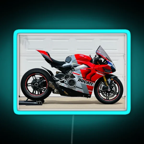 Ducati V4 Corse RGB Neon Sign