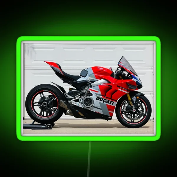 Ducati V4 Corse RGB Neon Sign