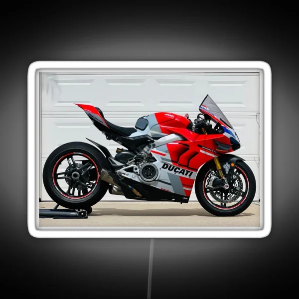 Ducati V4 Corse RGB Neon Sign
