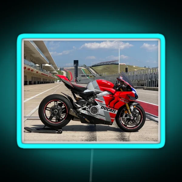 Ducati V4 Corse RGB Neon Sign