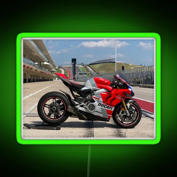 Ducati V4 Corse RGB Neon Sign