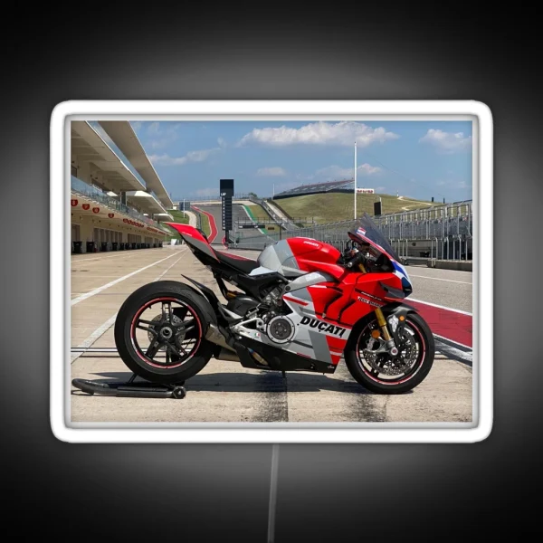 Ducati V4 Corse RGB Neon Sign