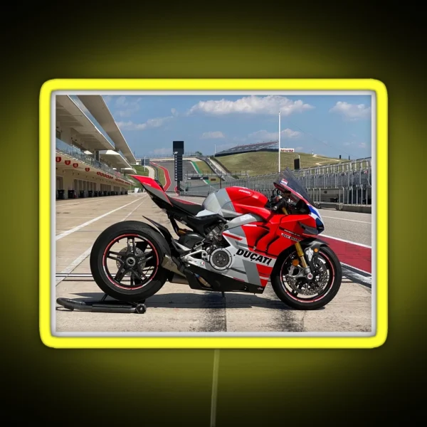 Ducati V4 Corse RGB Neon Sign