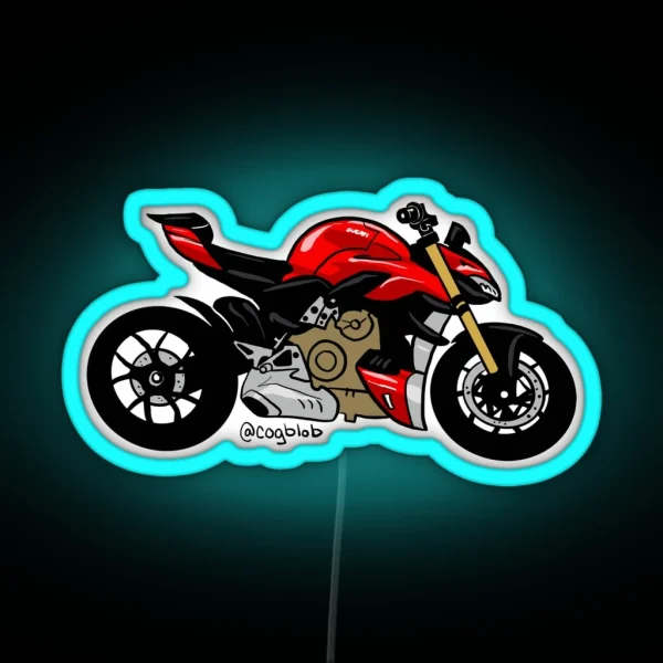 Ducati V4 Streetfighter RGB Neon Sign