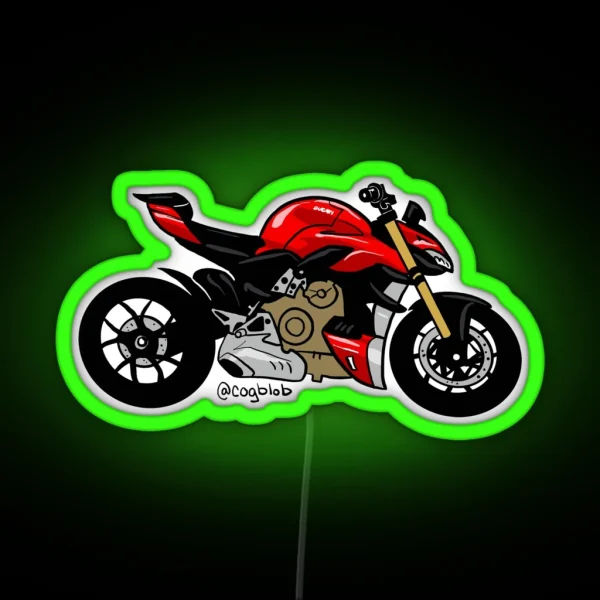 Ducati V4 Streetfighter RGB Neon Sign