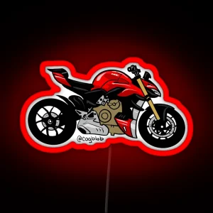 Ducati V4 Streetfighter RGB Neon Sign