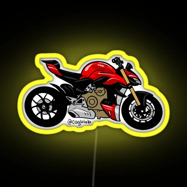 Ducati V4 Streetfighter RGB Neon Sign