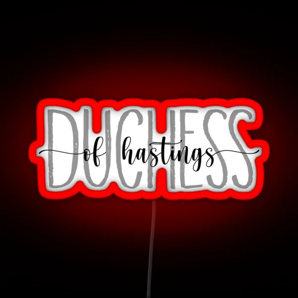 Duchess Of Hastings Bridgerton Netflix TV Show RGB Neon Sign