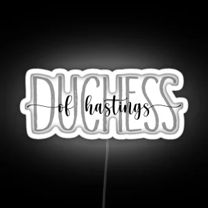 Duchess Of Hastings Bridgerton Netflix TV Show RGB Neon Sign