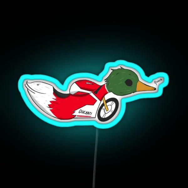 Duckati Ducati RGB Neon Sign
