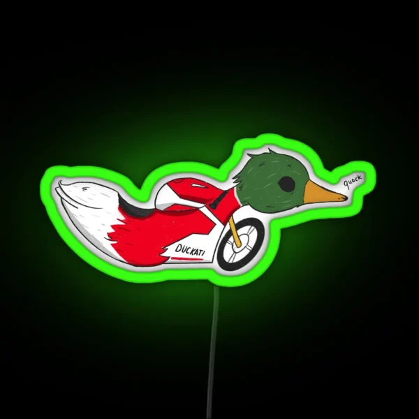 Duckati Ducati RGB Neon Sign