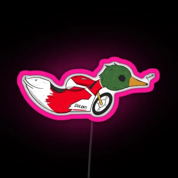 Duckati Ducati RGB Neon Sign