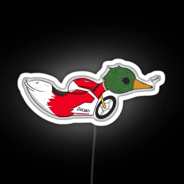 Duckati Ducati RGB Neon Sign