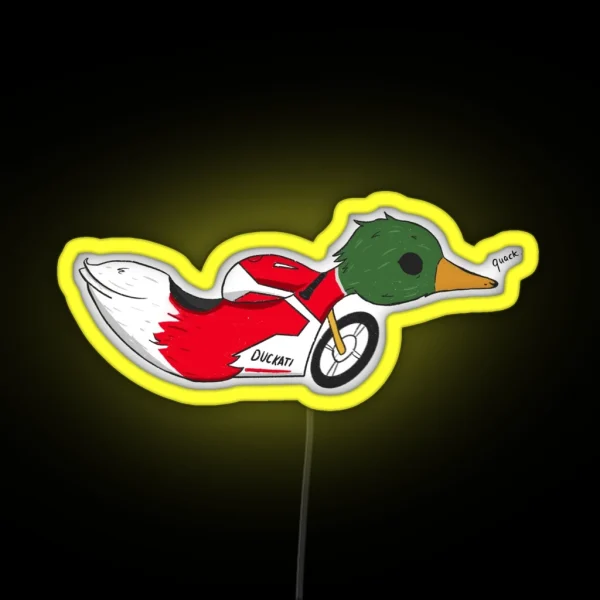 Duckati Ducati RGB Neon Sign