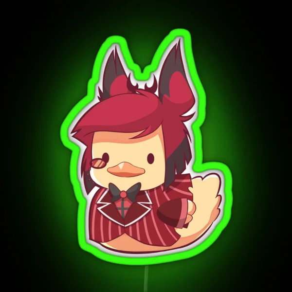 Duckling Alastor RGB Neon Sign